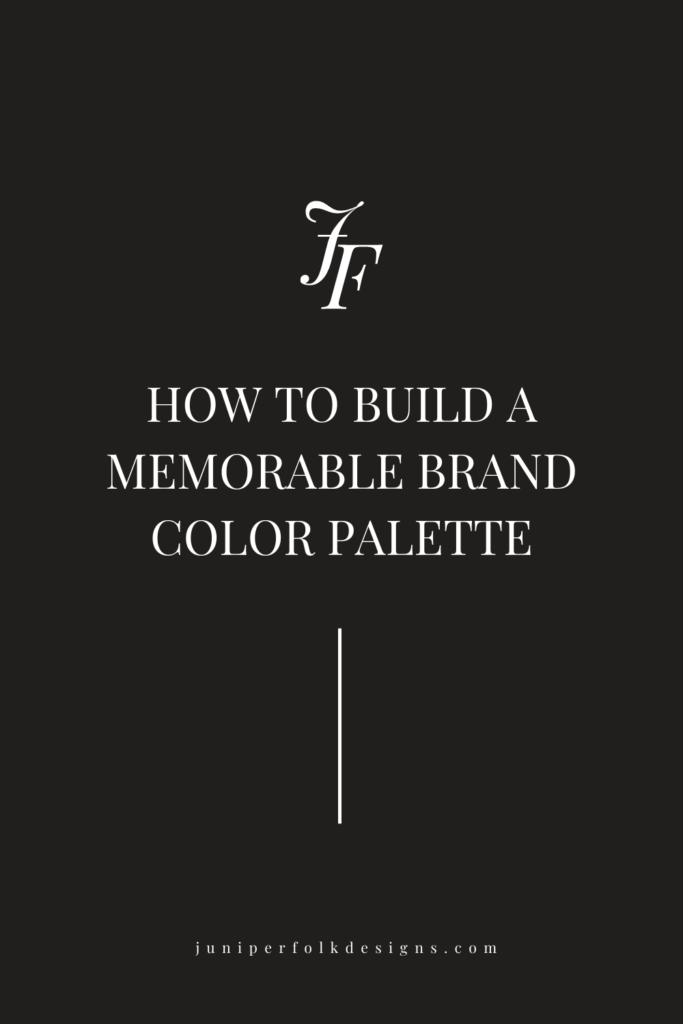building a brand color palette